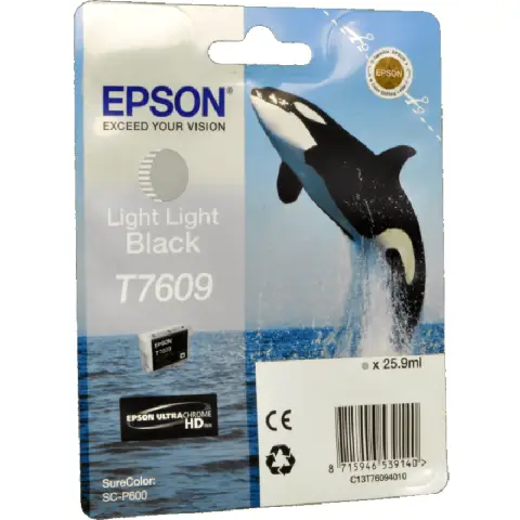Tusz Epson T7609 do SC-P600 | 25,90 ml | light light black